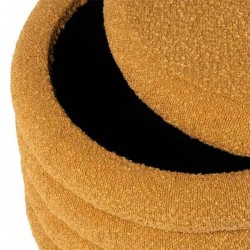 PUFF HARRY EN TELA BORREGUITO Y CON ALMACENAJE