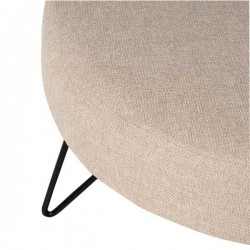 PUFF REDONDO ARON CON PATAS DE METAL