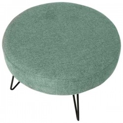 PUFF REDONDO ARON CON PATAS DE METAL