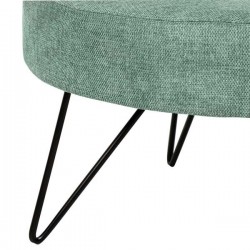 PUFF REDONDO ARON CON PATAS DE METAL