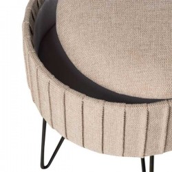 PUFF REDONDO ETHAN CON ALMACENAJE