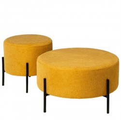 PUFF CON PATAS METALICAS CAMILO
