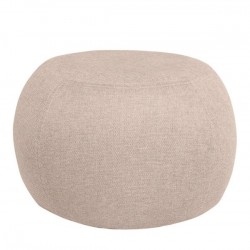 PUFF REDONDO OVALADO TAPIZADO JASON