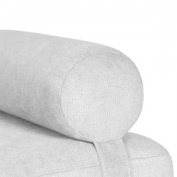 BANQUETA TAPIZADA EDIMBURGO CON PATAS DE METAL