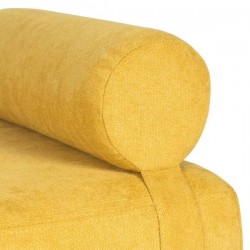 BANQUETA TAPIZADA EDIMBURGO CON PATAS DE METAL