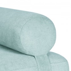 BANQUETA TAPIZADA EDIMBURGO CON PATAS DE METAL