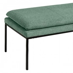 BANQUETA TAPIZADA TURIN CON PATAS DE METAL