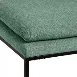 BANQUETA TAPIZADA TURIN CON PATAS DE METAL