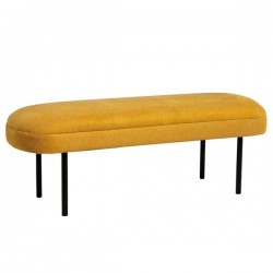 BANQUETA TAPIZADA MARSELLA CON ESQUINAS REDONDEADAS