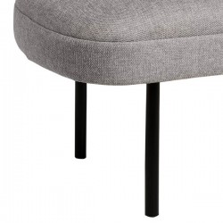 BANQUETA TAPIZADA MARSELLA CON ESQUINAS REDONDEADAS