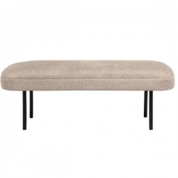 BANQUETA TAPIZADA MARSELLA CON ESQUINAS REDONDEADAS