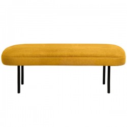 BANQUETA TAPIZADA MARSELLA CON ESQUINAS REDONDEADAS