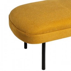 BANQUETA TAPIZADA MARSELLA CON ESQUINAS REDONDEADAS