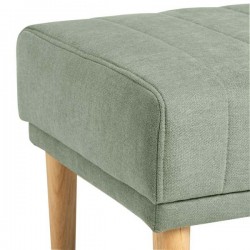 BANQUETA TAPIZADA BARI CON PATAS DE MADERA