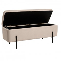 BANQUETA TAPIZADA VIENA CON ALMACENAJE