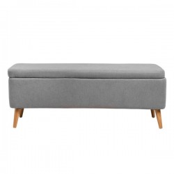 BANQUETA TAPIZADA ZURICH CON ALMACENAJE