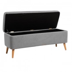 BANQUETA TAPIZADA ZURICH CON ALMACENAJE