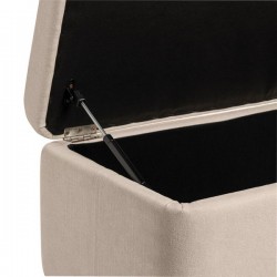 BANQUETA TAPIZADA ZURICH CON ALMACENAJE