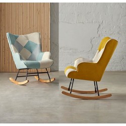 MECEDORA DENVER EN TEJIDO PATCHWORK