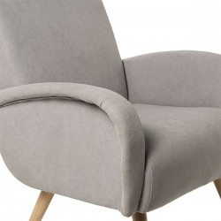 BUTACA CON BRAZOS FERRARA DE ESTILO NORDICO