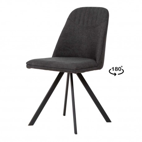 SILLA TAPIZADA CRIS GIRATORIA