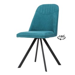 SILLA TAPIZADA CRIS GIRATORIA