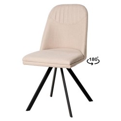SILLA TAPIZADA CRIS GIRATORIA