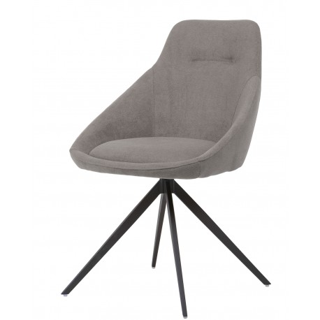 SILLA TAPIZADA CELIA CON PATAS TRIANGULARES
