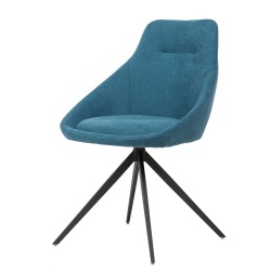 SILLA TAPIZADA CELIA CON PATAS TRIANGULARES