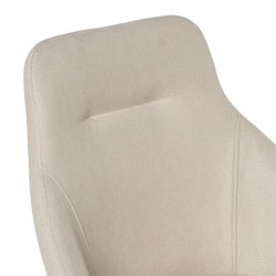 SILLA TAPIZADA CELIA CON PATAS TRIANGULARES