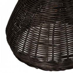 LAMPARA DE TECHO SERRA CON PANTALLA DE METAL Y RATTAN LAMPARA DE TECHO SERRA CON PANTALLA DE METAL Y RATTAN