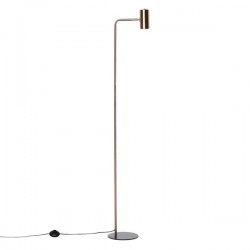 LAMPARA DE SUELO RUGAT CON PANTALLA EN COLOR COBRIZO