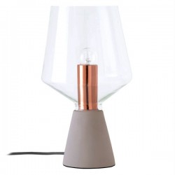 LAMPARA DE SOBREMESA AINA CON BASE DE CEMENTO