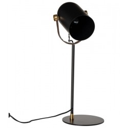 LAMPARA DE SOBREMESA LLUC DE METAL NEGRO