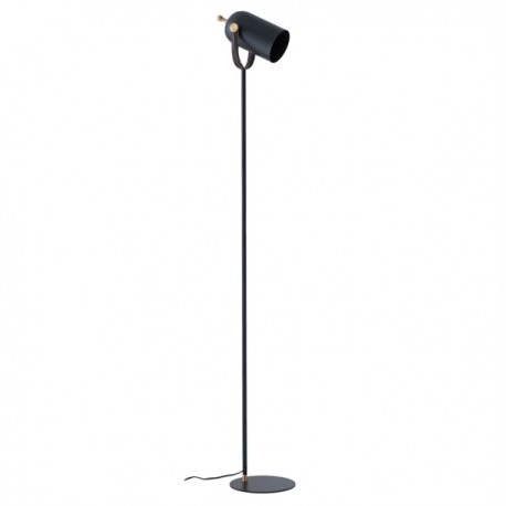 LAMPARA DE SUELO NACIA DE METAL NEGRO