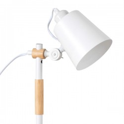 LAMPARA DE SOBREMESA IRIA DE METAL Y MADERA