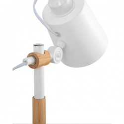 LAMPARA DE SOBREMESA IRIA DE METAL Y MADERA