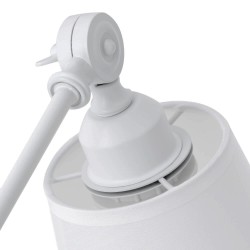 LAMPARA DE SOBREMESA LIZAR CON PANTALLA DE TELA