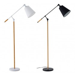 LAMPARA DE SUELO ALOIA CON PANTALLA DE TELA LAMPARA DE SUELO ALOIA CON PANTALLA DE TELA