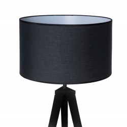 LAMPARA DE SUELO CHERA CON PANTALLA DE TELA