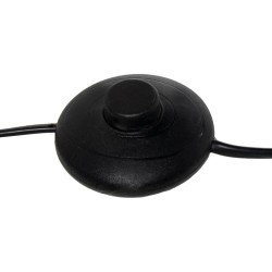 LAMPARA DE SUELO CHERA CON PANTALLA DE TELA