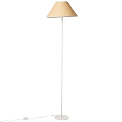 LAMPARA DE SUELO LACHAR CON PANTALLA DE RAFIA