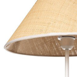 LAMPARA DE SUELO LACHAR CON PANTALLA DE RAFIA