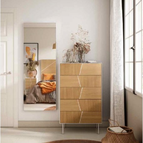 ESPEJO MICHIGAN NEGRO, BLANCO O DORADO