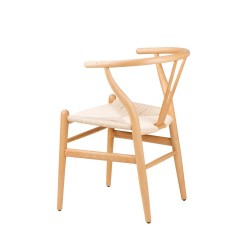 SILLA ADA DE HAYA CON EL ASIENTO DE ENEA NATURAL