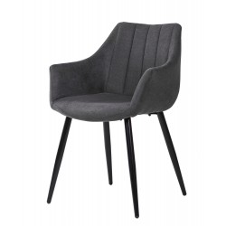 SILLA TAPIZADA CON BRAZOS FIONA