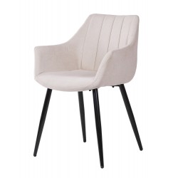 SILLA TAPIZADA CON BRAZOS FIONA