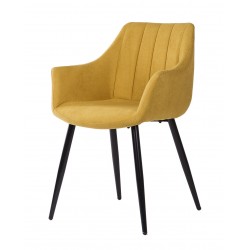 SILLA TAPIZADA CON BRAZOS FIONA