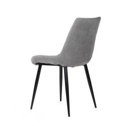 SILLA TAPIZADA METALICA MILA