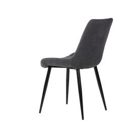 SILLA TAPIZADA METALICA MILA